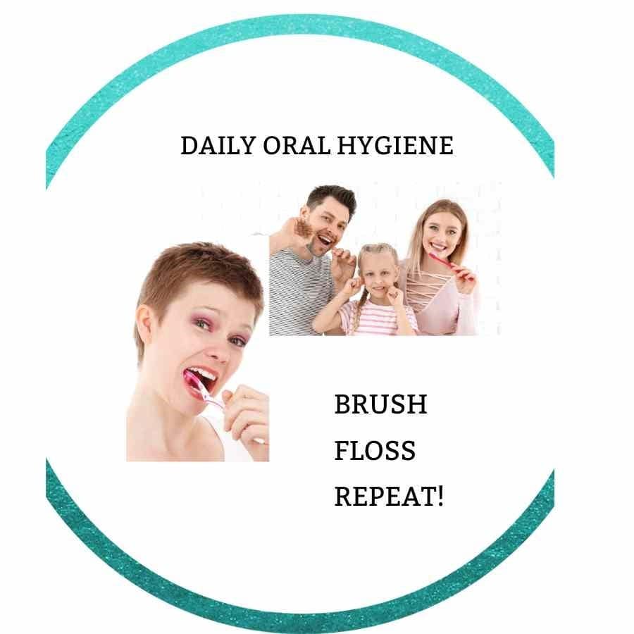 Dr. John Walker reinforces the importance of daily oral hygiene.  Brushing and flossing several times a day also helps one's overall health.