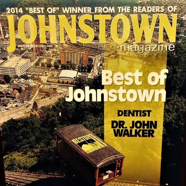 johnstown magazine names dr john walker best dentist 2014